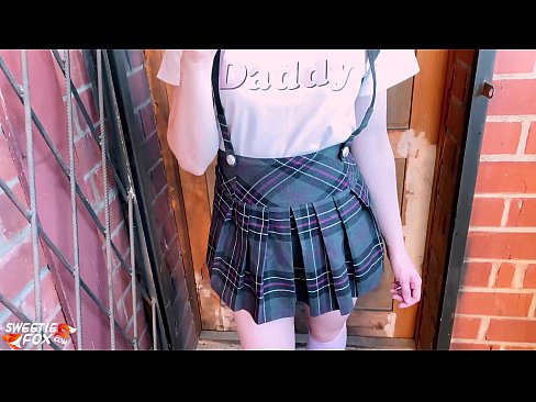 ❤️ Schoolgirl Sucks her dick deeply and fucks instead of classes. ❤️❌ Homemade porn at us ❌️❤